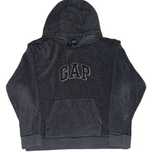 Vintage Gap Spell-Out Fleece Hoodie